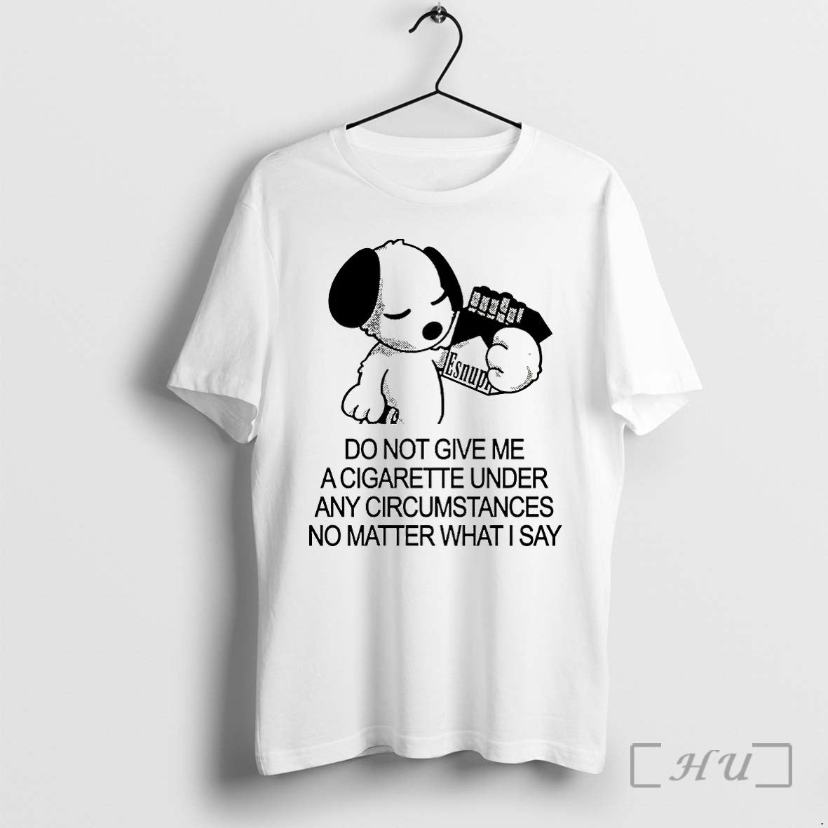 Officials Snoopy Holding Cigarette Do Not Give Me A Cigarette