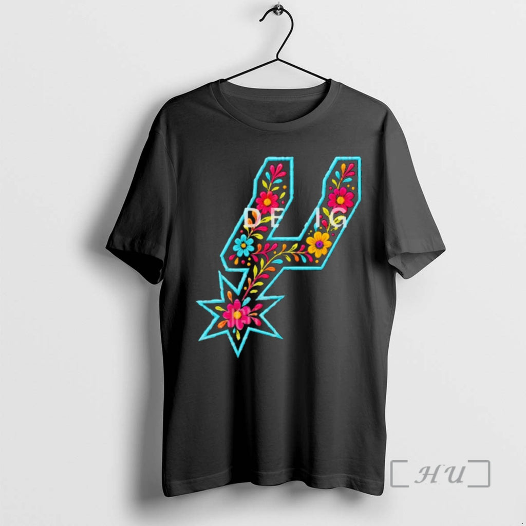 Officials Spurs Logo Floral San Antonio Spurs Basketball Nba 2026