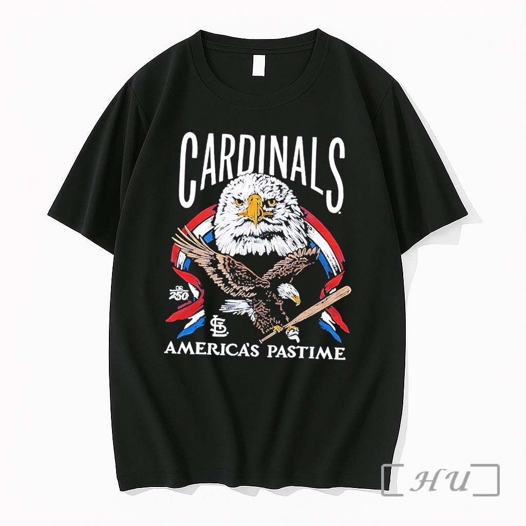 Officials St Louis Cardinals Americas Pastime 250th Tri Blend Tee