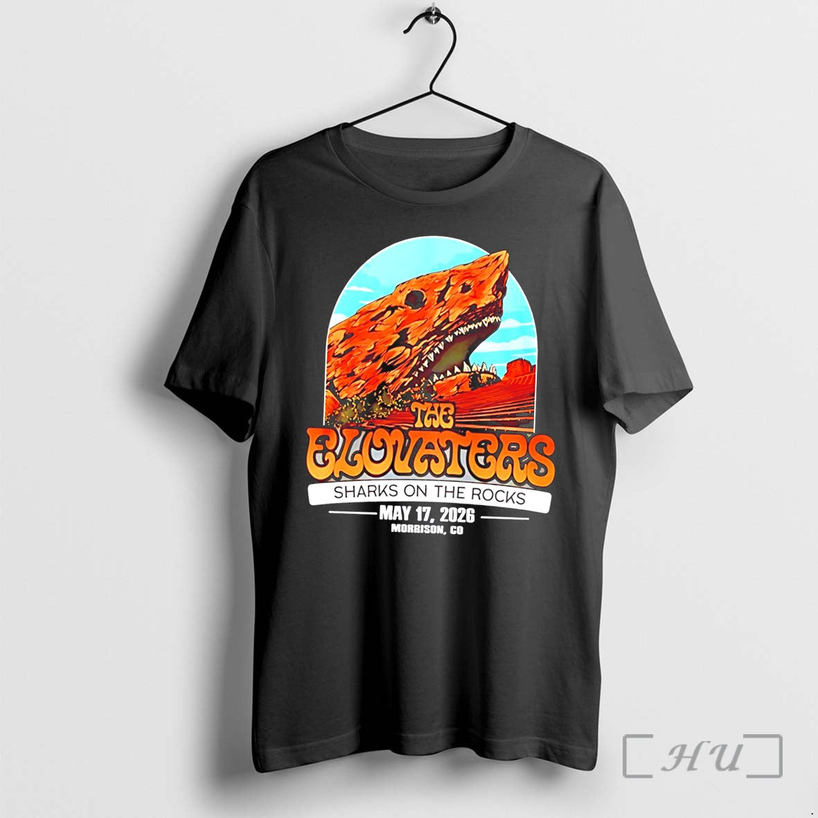 Officials The Elovaters Red Rocks Amphitheatre Morrison Co May 07 2026 Tee Premium T Shirts