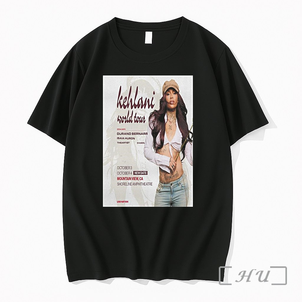 Officials The Kehlani World Tour 2026 Shoreline Amphitheatre Mountain View California 1 Premium T Shirts