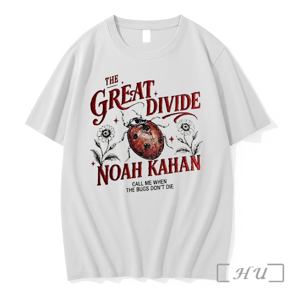 Officials The Last Of The Bugs Noah Kahan The Great Divide Concert Premium T Shirts