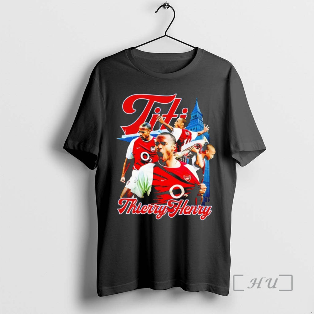 Officials Titi Thierry Henry Arsenal Fc Graphic Vintage
