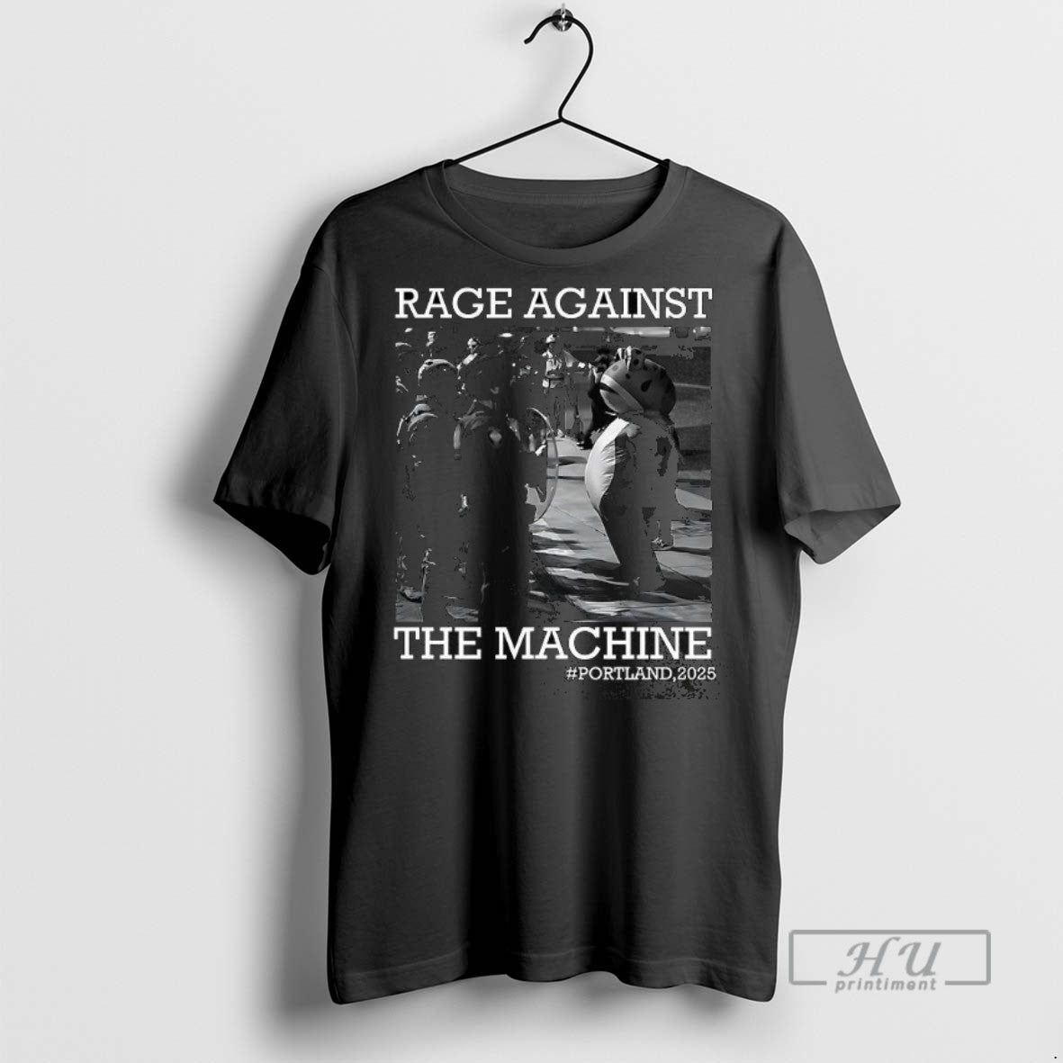 Officials Trending Rage Against The Machine Portland Frog Protest 2025 Graphic Tee Shirt Sweatshirt Hoodies