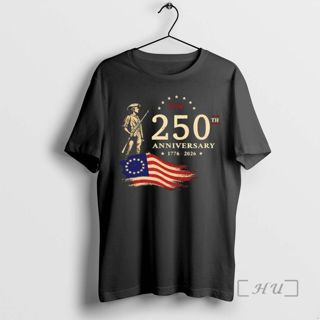 Officials Usa 250th Anniversary Soldier American Flag
