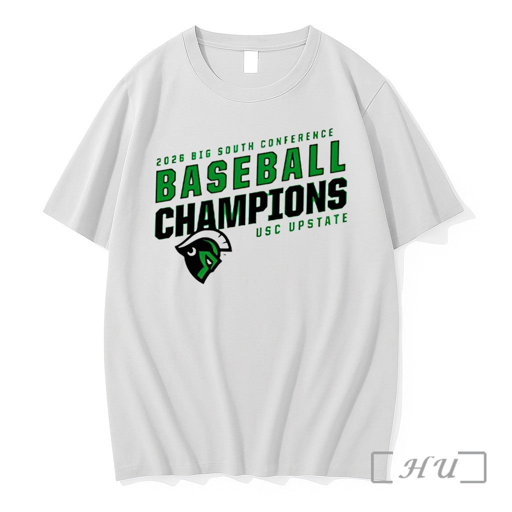 Officials Usc Upstate Spartans Baseball 2026 Big South Conference Champions Tee Premium T Shirts Sweater