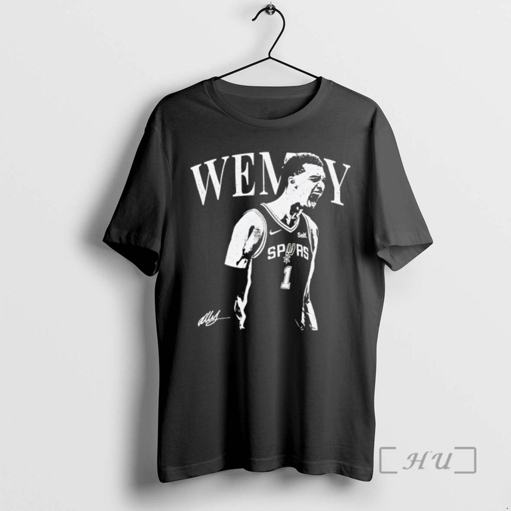 Officials Victor Wembanyama San Antonio Spurs Basketball Go Spurs Go Signature Premium T Shirts Sweater