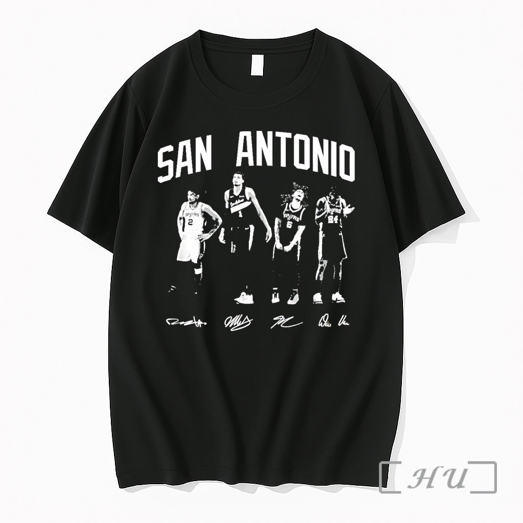 Officials Wembanyama Dylan Harper Castle San Antonio Spurs Basketball Signatures