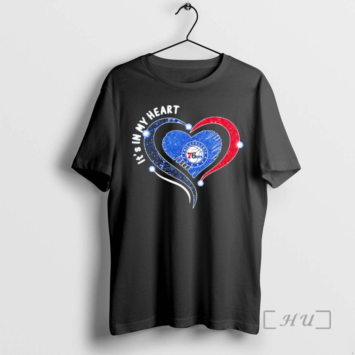 Officials Tojzn8q3 Philadelphia 76ers Its In My Heart Basketball Nba 2026 Premium T Shirts Sweater
