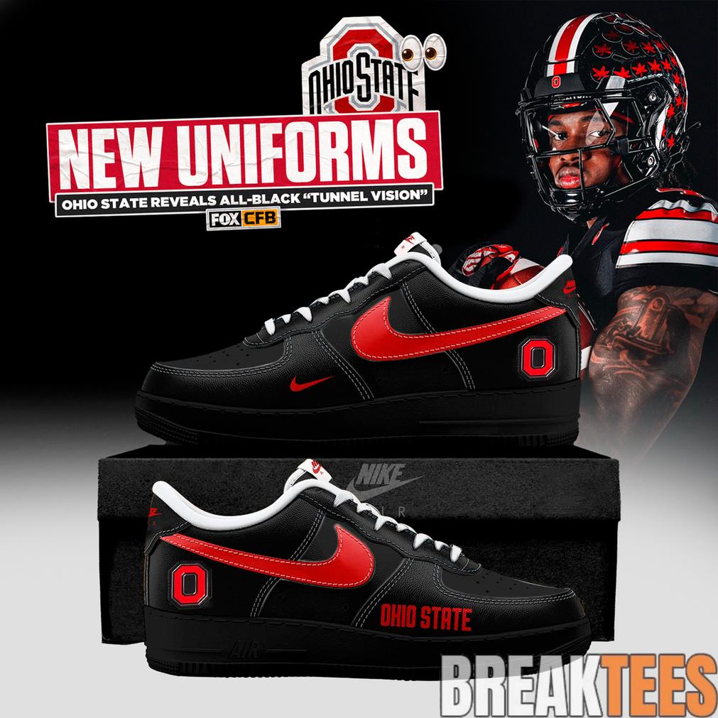 Ohio State Buckeyes New Tunnel Vision 2026 Air Force 1 Shoes