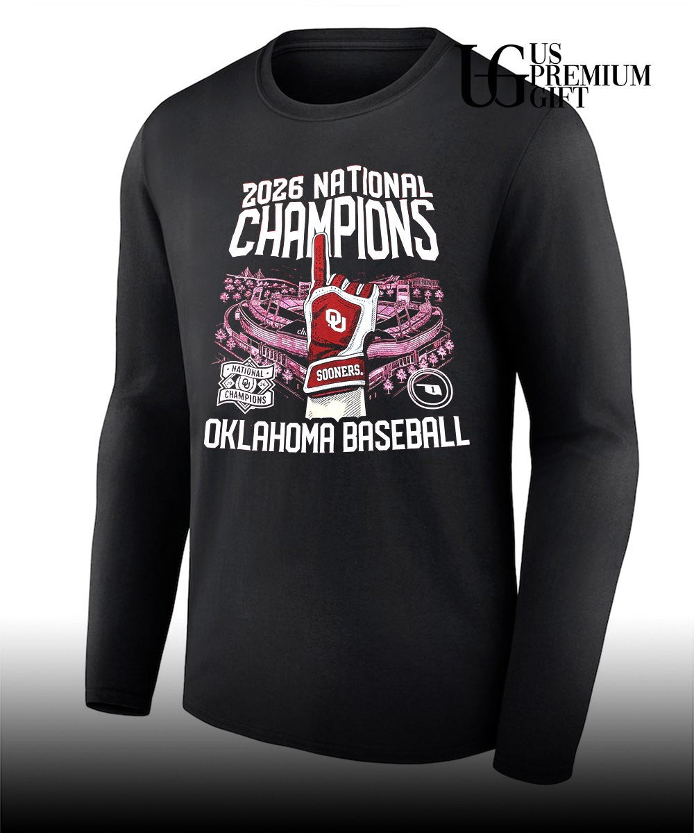 Oklahoma Sooners 2026 National Champions Oklahoma Baseball shirt