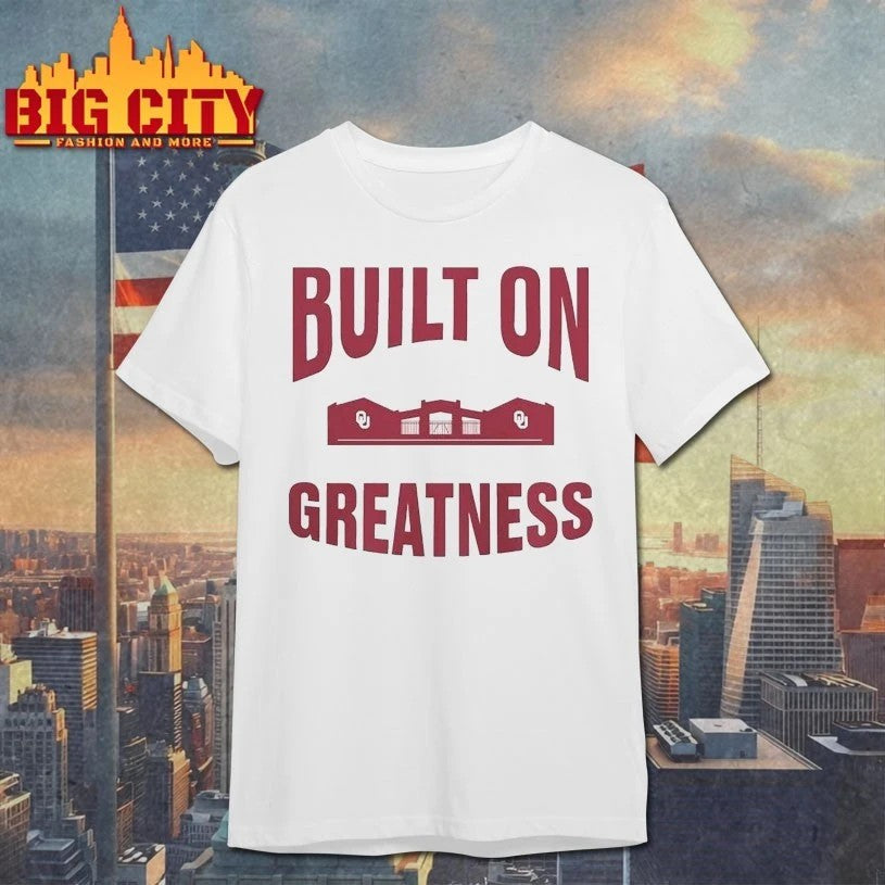 Oklahoma Sooners Logo Athletic 2026 Softball Built on Greatness T-shirt
