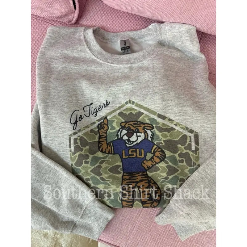 Old Camo Go Tigers lsu Sweatshirt T-Shirts, Hoodie | UrbanDripWear.com