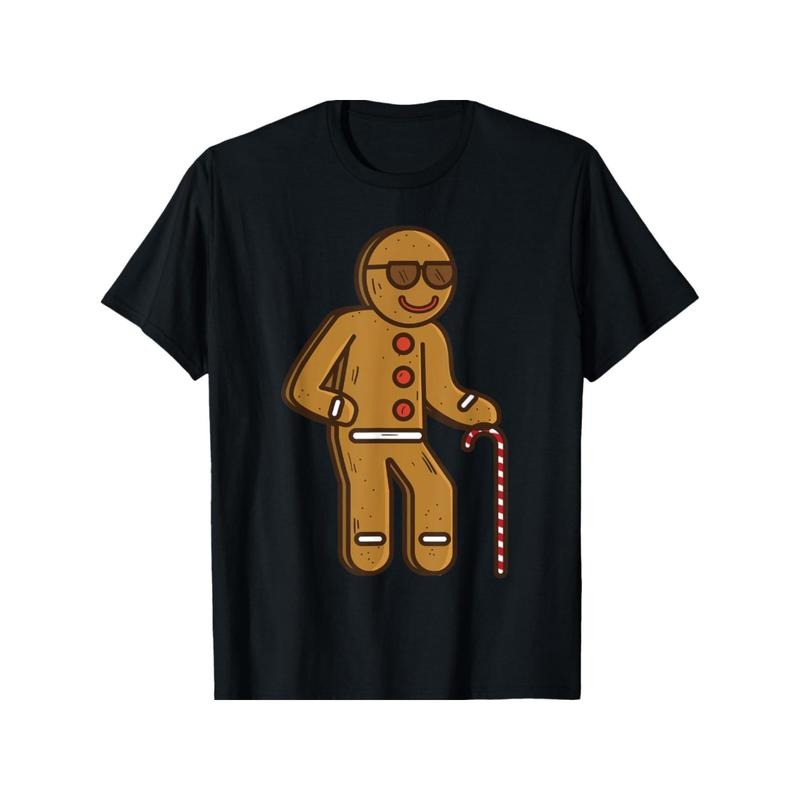 Old Man Gingerbread Cool Biscuit Funny Christmas Gift T-Shirt made in usa Hoodie, Sweatshirt | UrbanDripWear.com