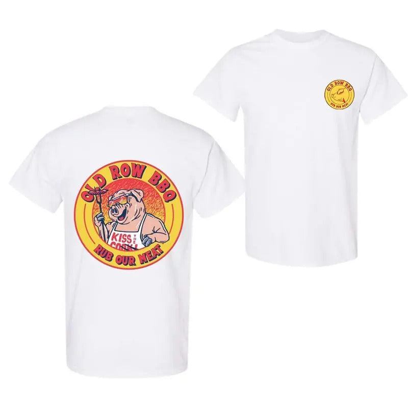 Old Row BBQ Rub Our Meat T-Shirt for men for women, New Graphic Design Unisex T-Shirt Hoodie, Sweatshirt | UrbanDripWear.com
