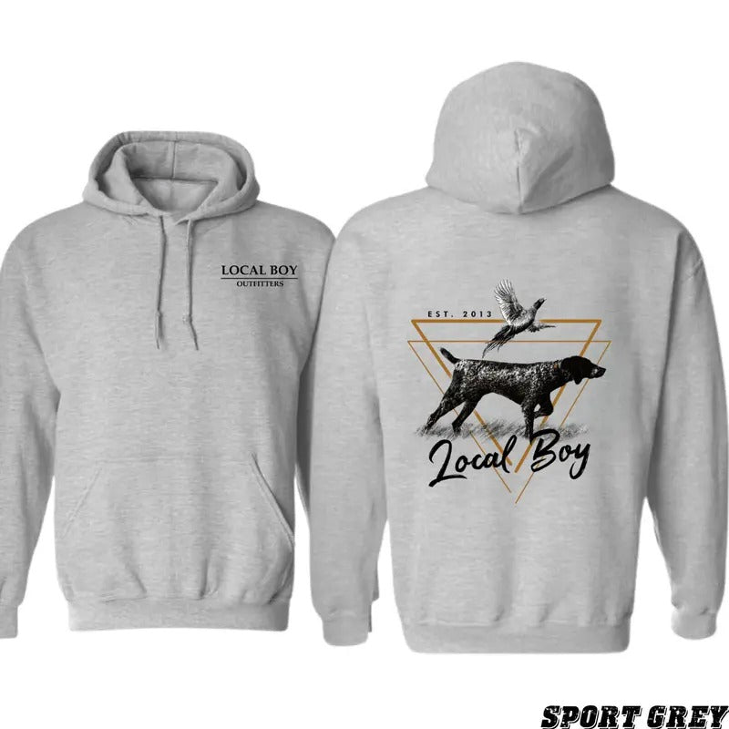 Old Row Local Boy Dog Phesant EST 2013 Hoodie Sweatshirt T-Shirt, Local Boy Unisex High Tail Short Sleeve T-Shirt,...