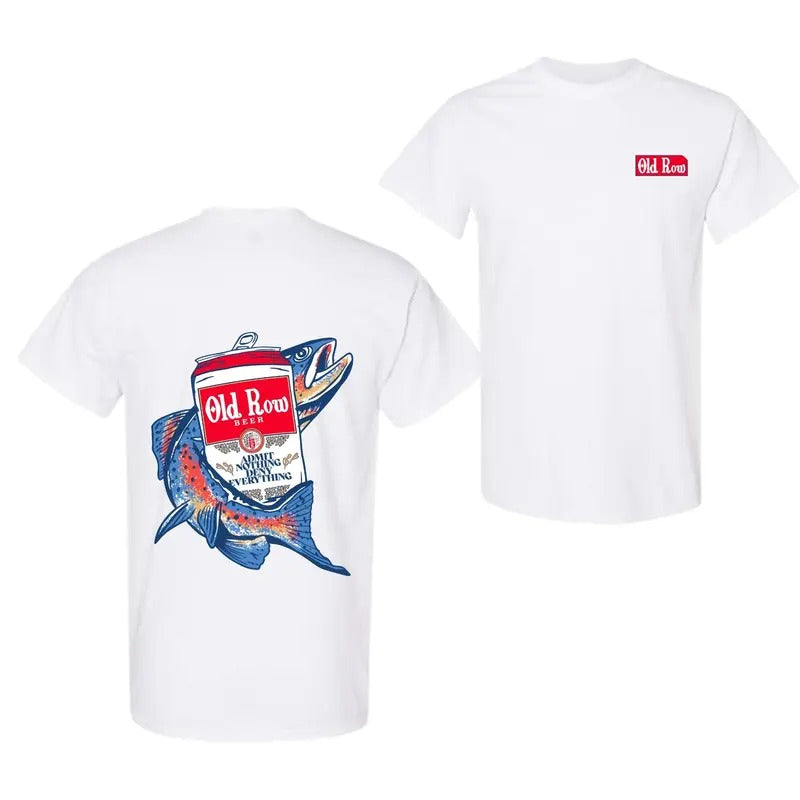 Old Row Outdoors Fishing Beer T-Shirt, Top Underwear, Women Tshirt, Men Tshirt Hoodie, Sweatshirt | UrbanDripWear.com