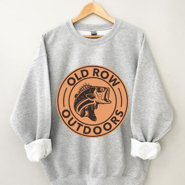 Old Row Outdoors Sweatshirt, Vintage Old Row Sweatshirt, Vintage Crewnecks Sweatshirt, VIntage Graphic Sweatshirt,...