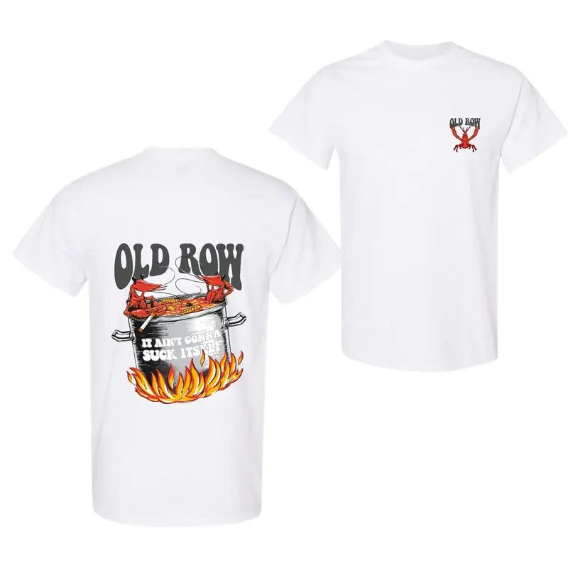 Old Row The Crawfish Boil Pocket T-Shirt, 2 Sides Tshirt, Top Trendy, Gift For Him And For Her Hoodie, Sweatshirt