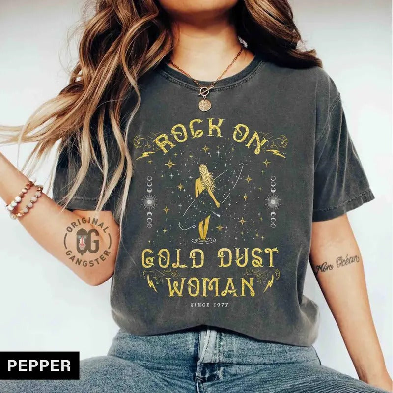Old School Band T-shirt, Stevie Comfort Colors Band TShirt, Retro Music Shirt, Rock Band Tee, Oversized Trendy Shirts...