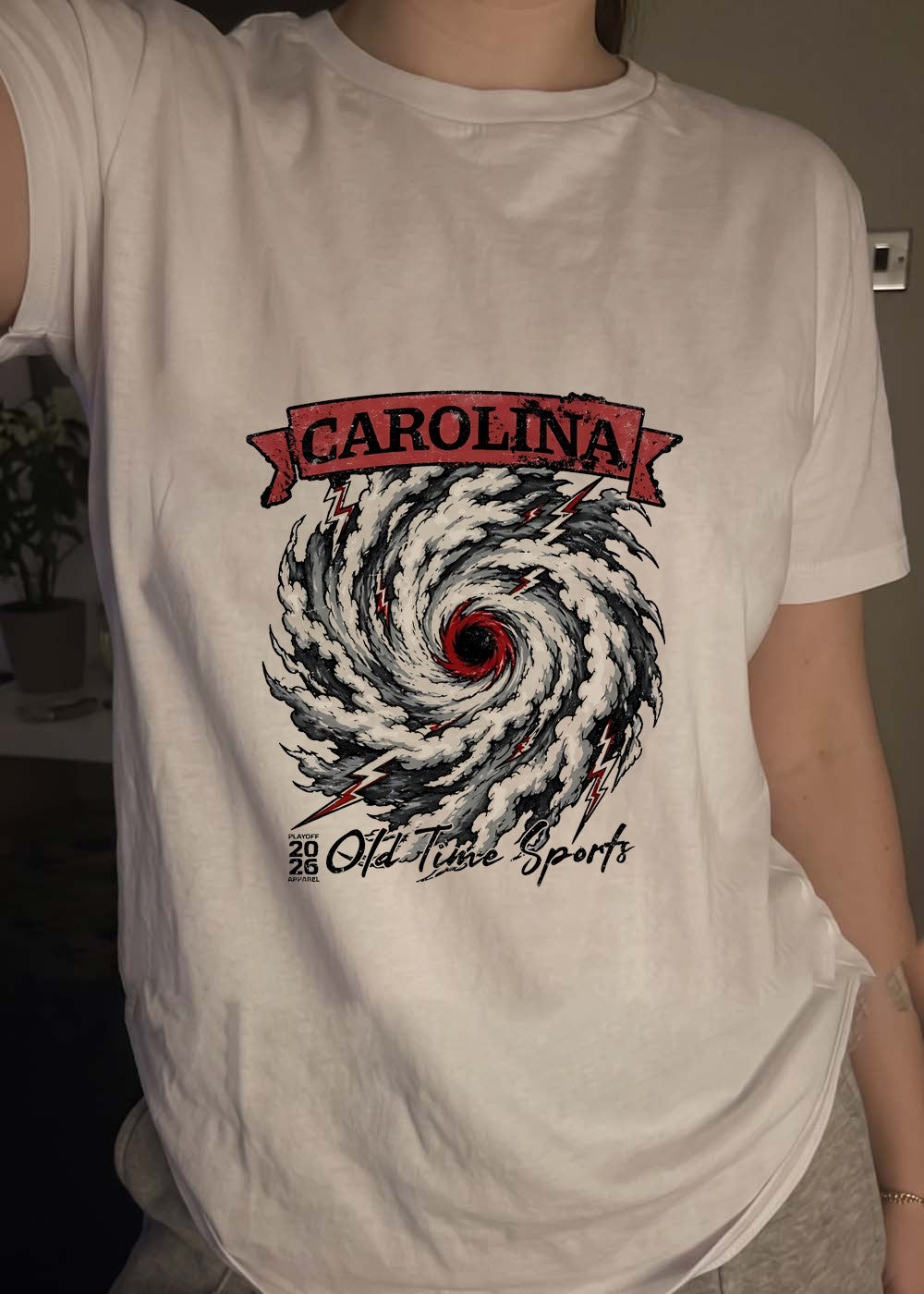 Old Time Sports Playoff 20 26 Carolina Hurricane T-Shirt