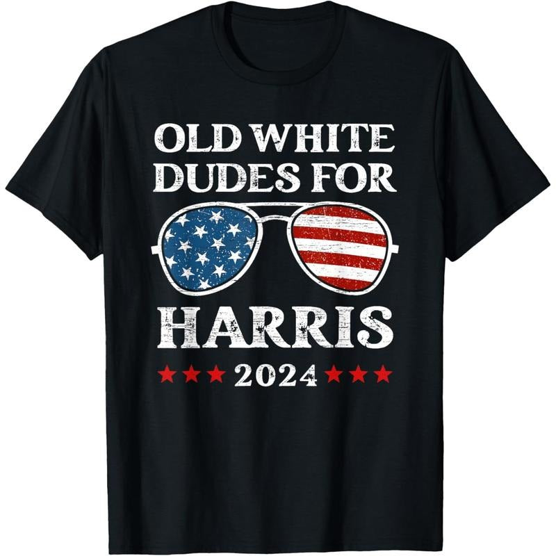 Old White Dudes For Harris Sunglasses Dad Papa For Kamala T-Shirt made in usa Hoodie, Sweatshirt | UrbanDripWear.com