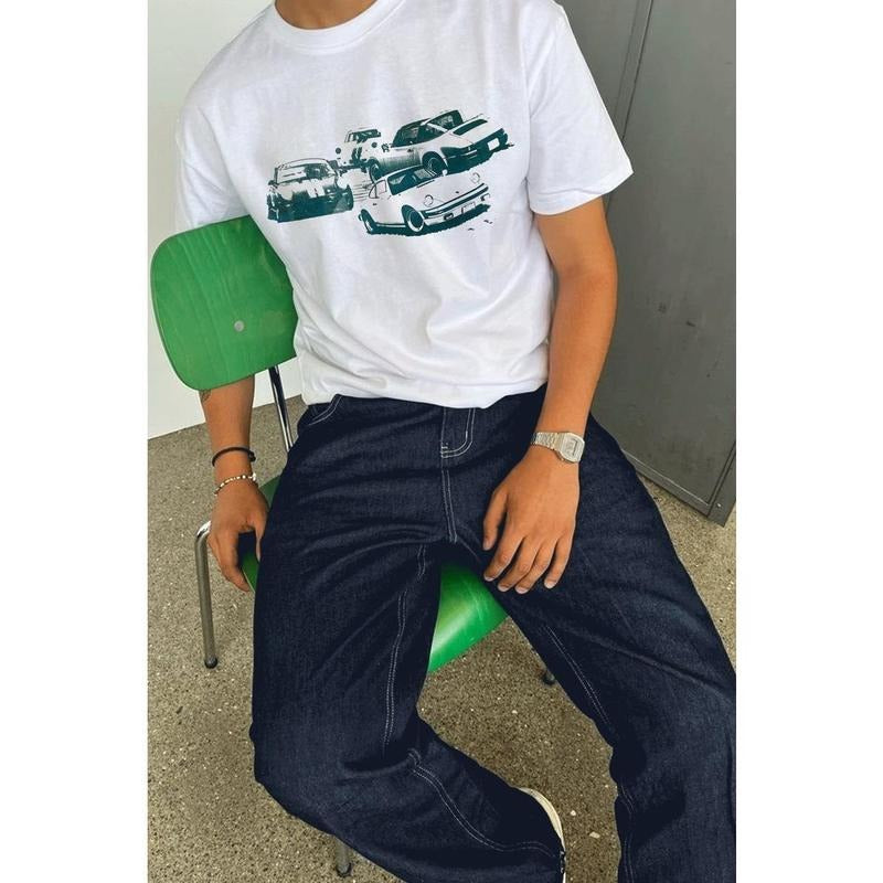 Oldtimer Retro Vintage Grafik T-Shirt, Unisex Comfort Farben Shirt, Vintage Auto Unisex T-Shirt, Oldtimer,...