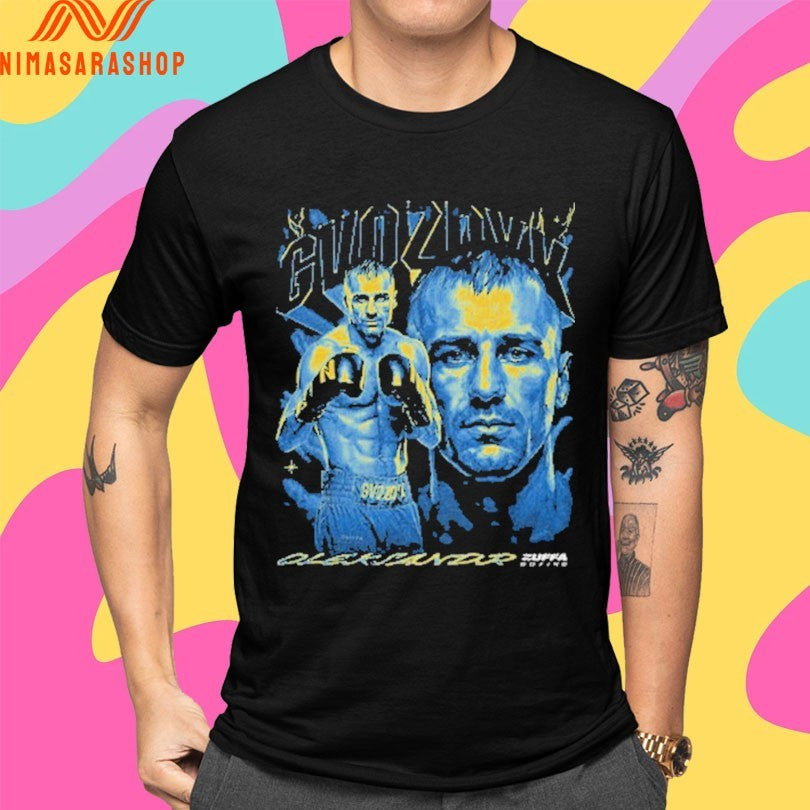 Oleksandr Gvozdyk Zuffa Boxing Vintage Shirts