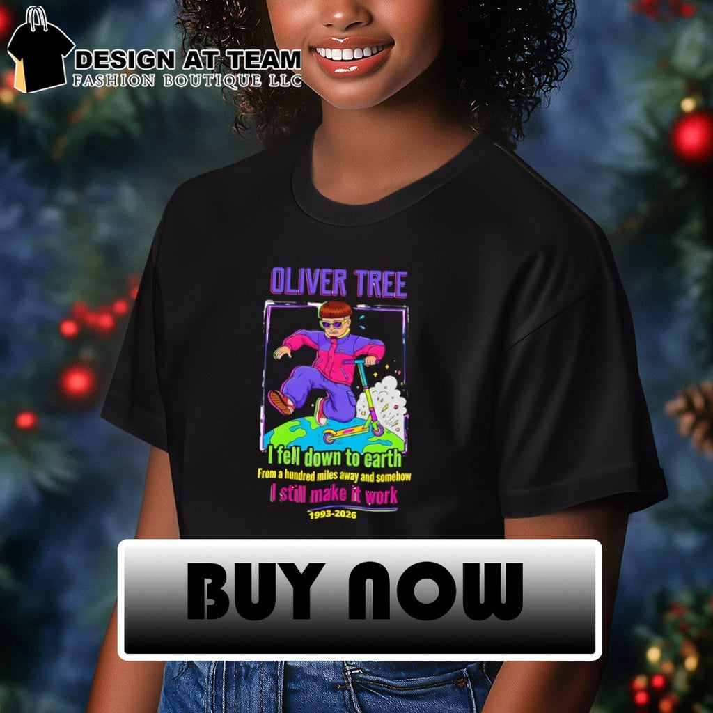 Oliver Tree Memorial I Fell Down To Earth from a hundred miles away and somehow shirt