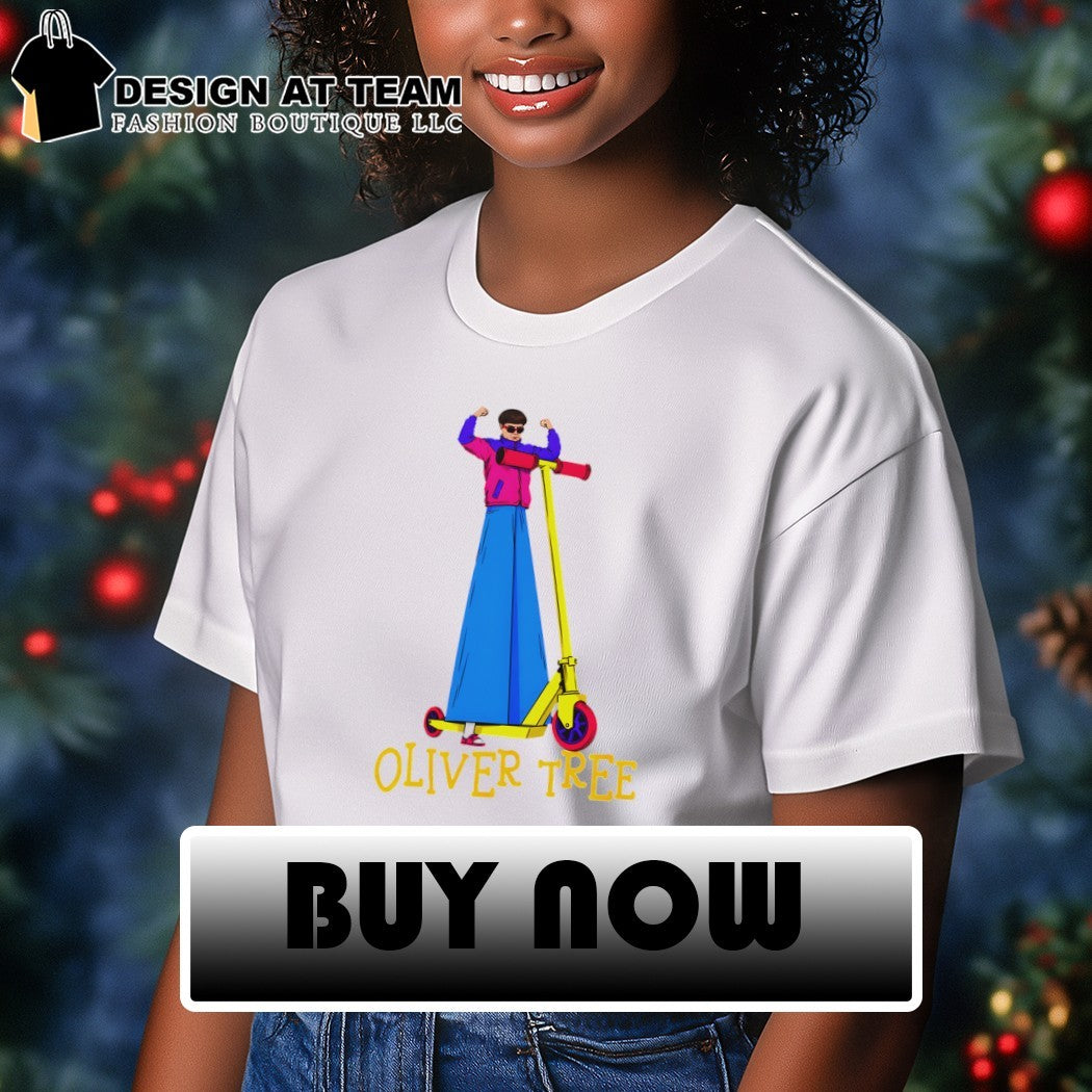 Oliver Tree scooter cartoon 2026 shirt