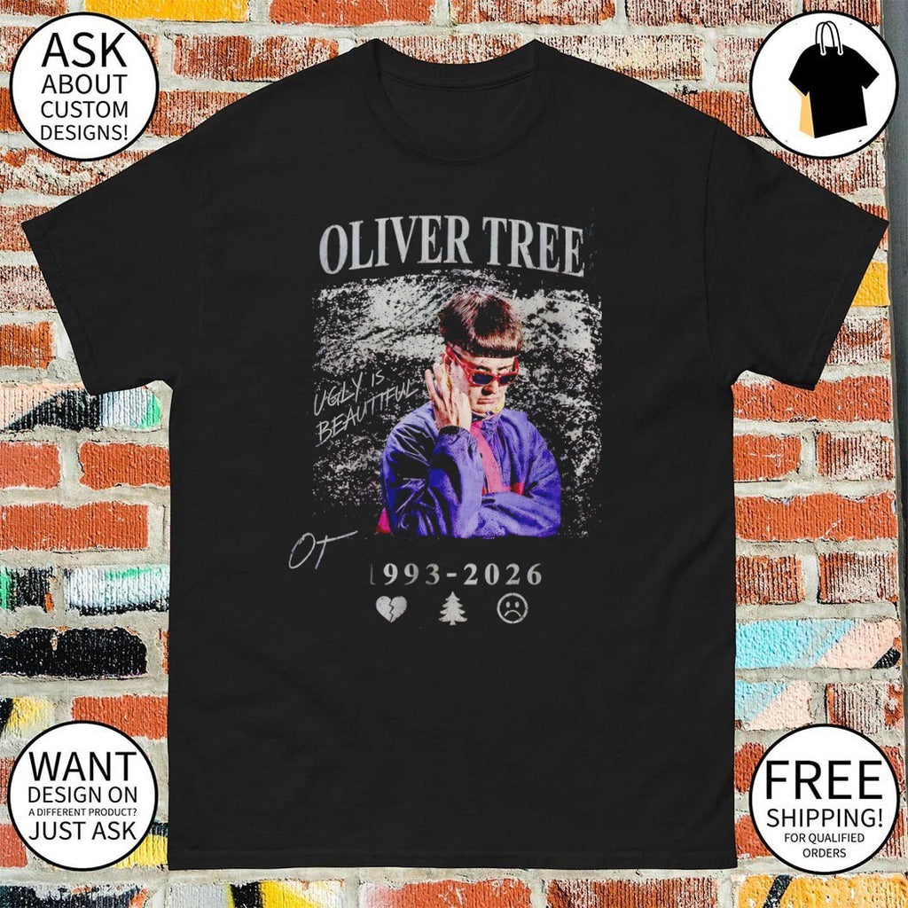 Oliver Tree ugly is beautiful 1993 2026 signature shirt