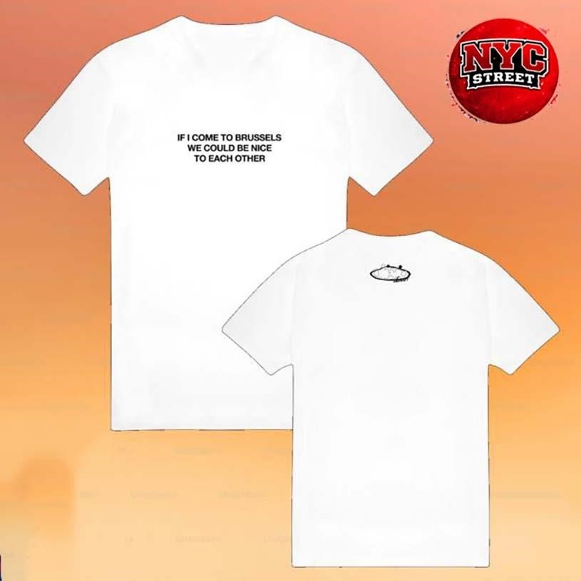 Olivia Dean Nice To Each Other Brussels Two Sided Shirt