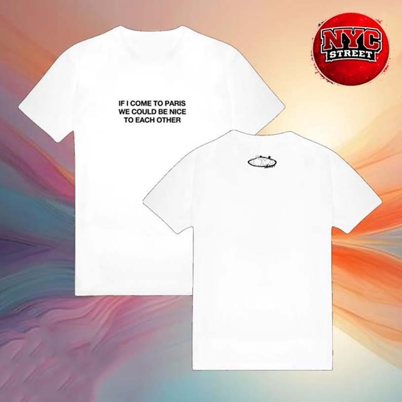 Olivia Dean Nice To Each Other Paris Two Sided Shirt