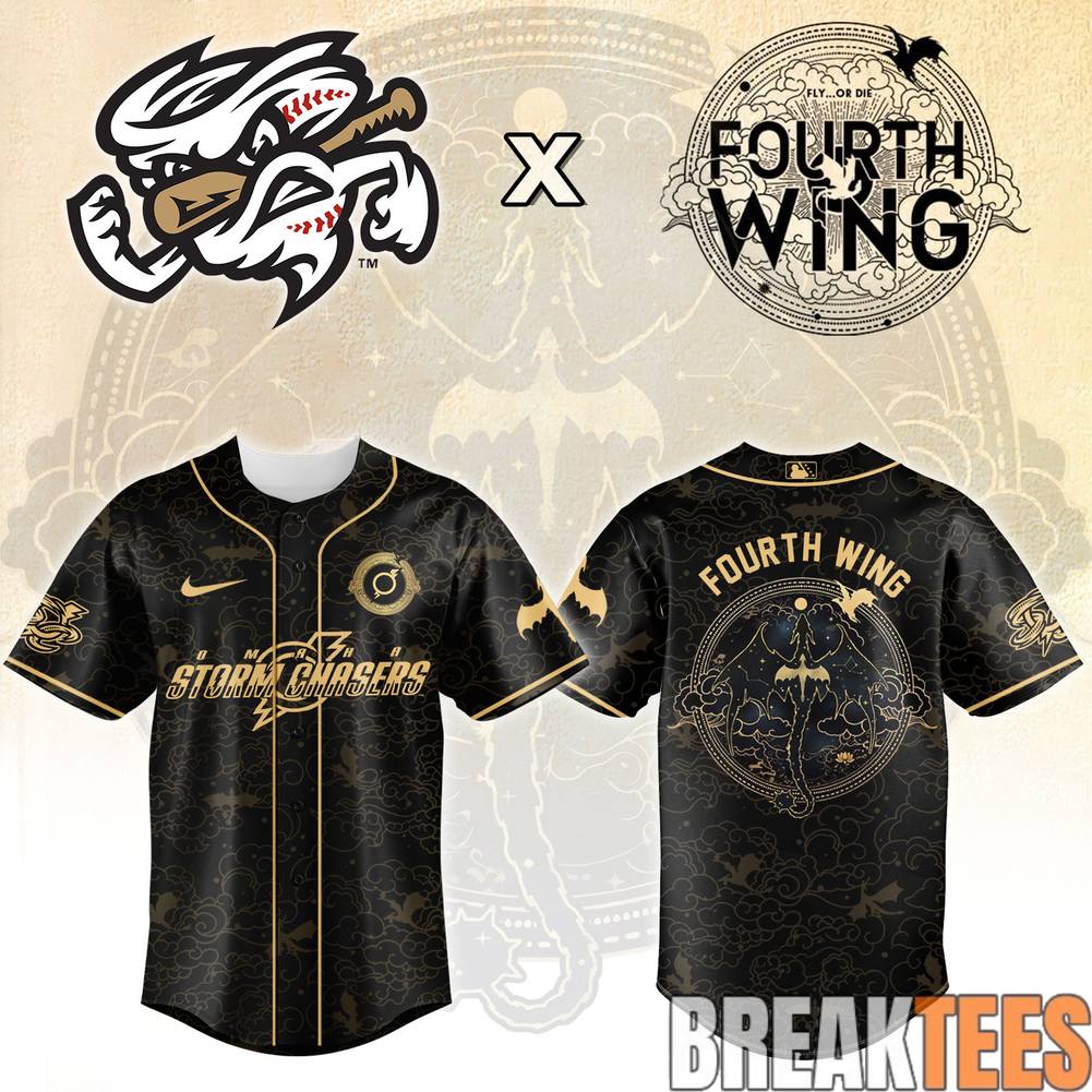 Omaha Storm Chasers x Fourth Wing Special Baseball Jersey
