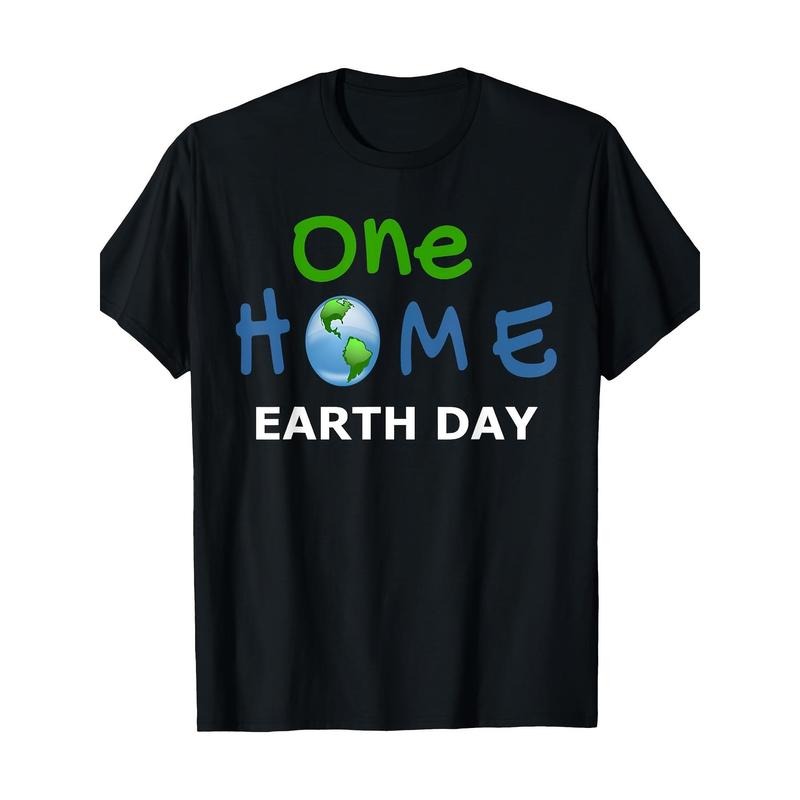 One Home Earth Day High-Quality Cotton T-Shirt