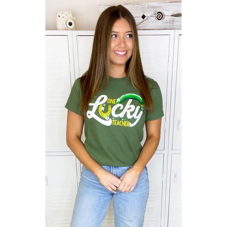 One Lucky Teacher St. Patrick's Day T-Shirt Hoodie, Sweatshirt | UrbanDripWear.com