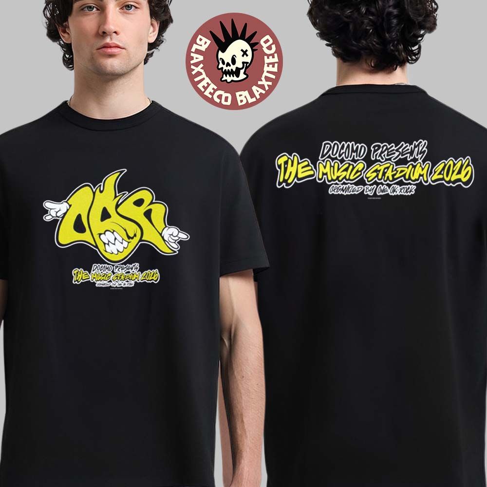 One Ok Rock Docomo Presents The Music Stadium 2026 Merch Yellow Logo T-Shirt