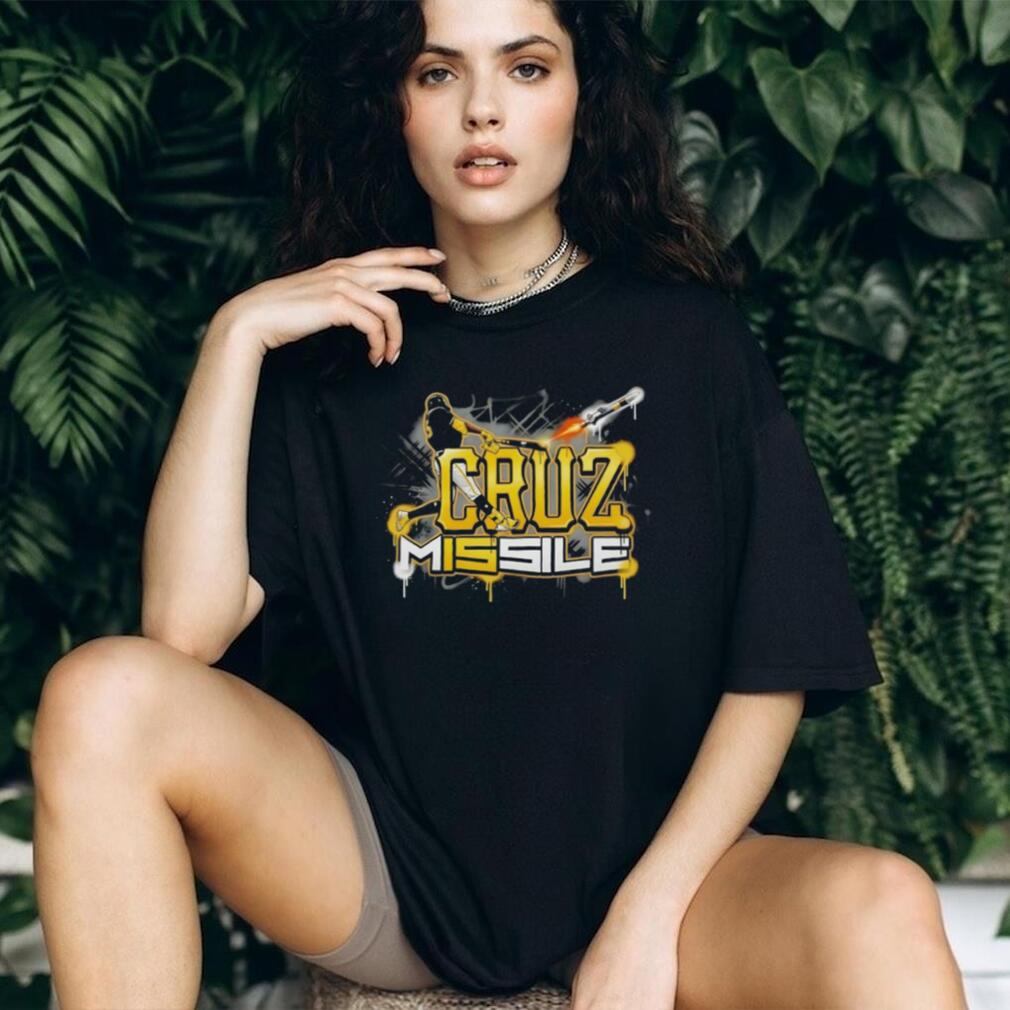 Oneil Cruz Cruz Missile Pittsburgh Baseball Fan Apparel Graffiti Style Vintage Men T Shirt