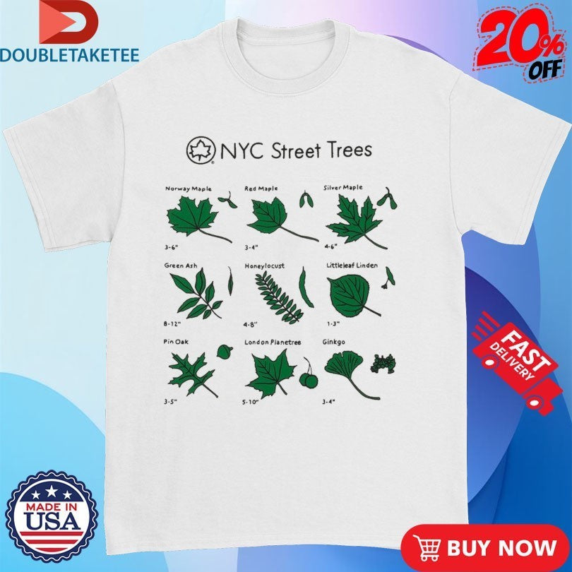 Only NY NYC Parks Street Trees Shirts