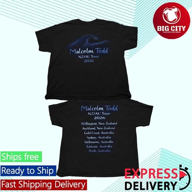 Onrepeat Malcolm Todd Wave Tour Two Sided Shirt