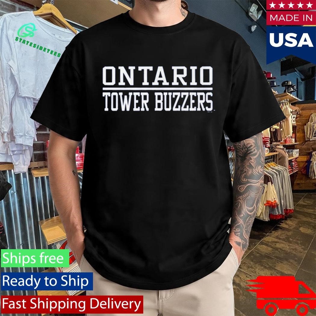 Ontario Tower Buzzers Logo Text Shirt