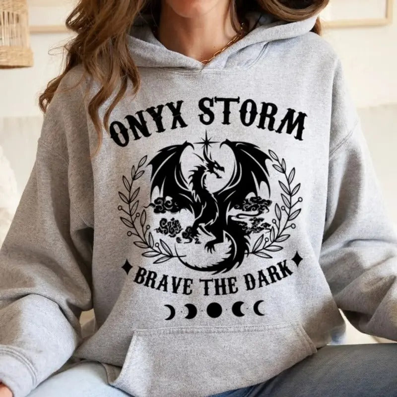 Onyx Storm Shirt , Fourth Wing Shirt , Basgiath War College Hoodie, Onyx Storm Shirt, Bookish, Xaden, Romantasy, Unisex...