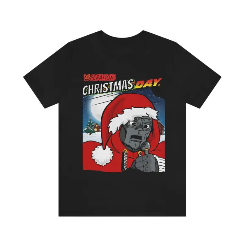 Operation Christmas Day Big Face Graphic MFD Santa Rap Tee Shirt Streetwear Fashion Hoodie, Sweatshirt | UrbanDripWear.com