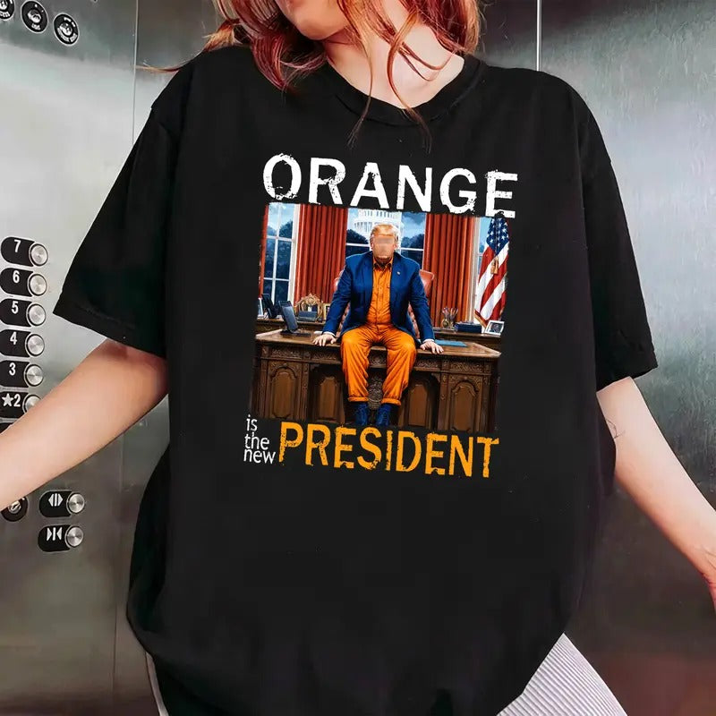 Orange Is The New President Trending Shirt, TruUmMp Maga shirt, Man I Loive Fel0n Shirt, Thuglife Trending Tee, Country...