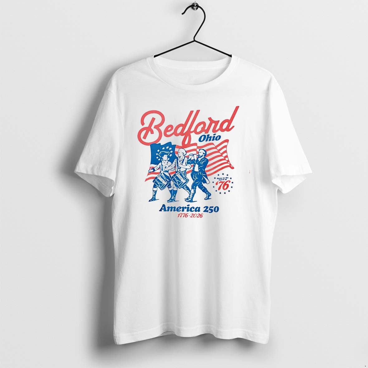 Original Bedford Ohio America 250 Spirit Of 76 Niche Tee Tshirts Jpg