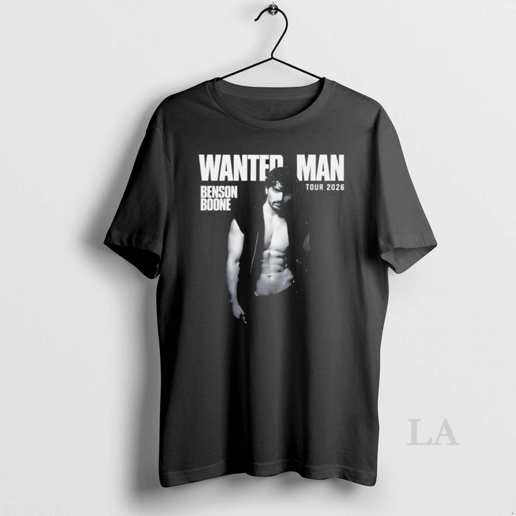 Original Benson Boone Wanted Man Tour 2026 Vintage