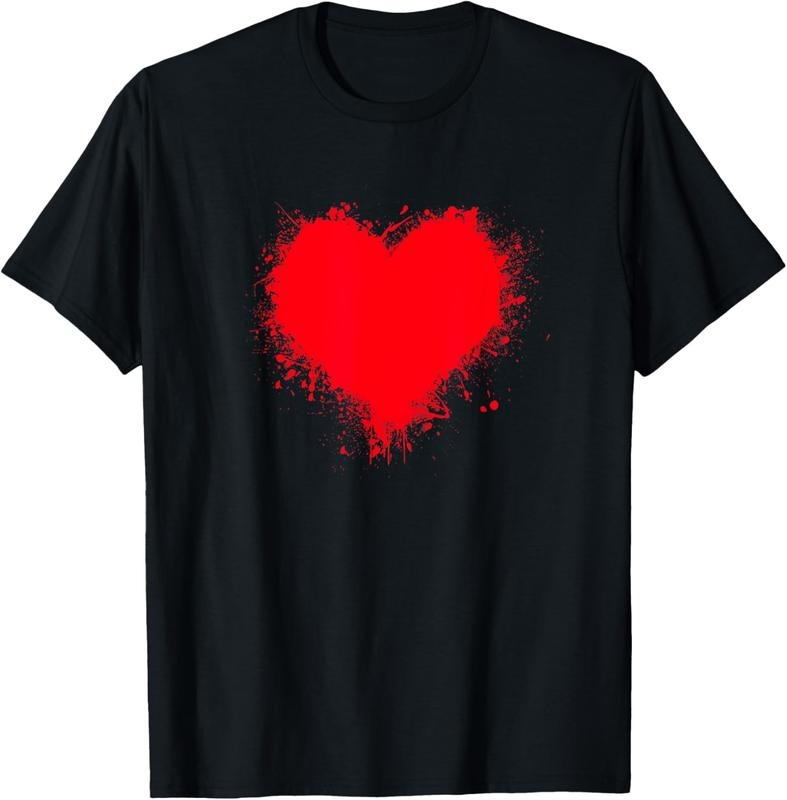 Original Big Red Heart Valentines Day Men Women T-Shirt Summer Streetwear Hoodie, Sweatshirt | UrbanDripWear.com