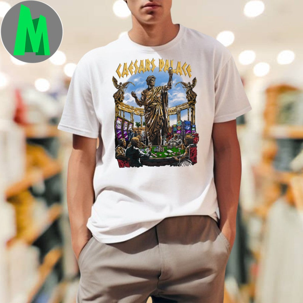 Original Caesars Palace Casino Las Vegas Roman Statue Graphic T-Shirt