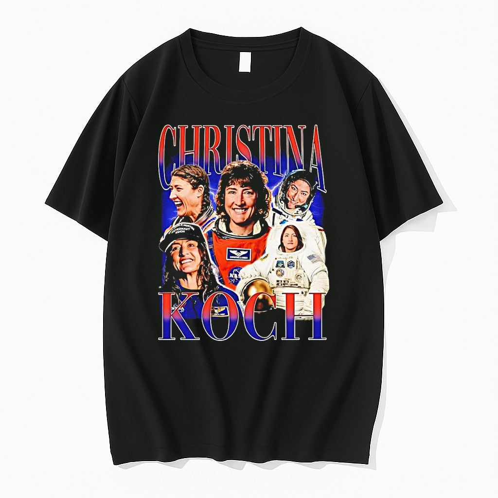 Original Christina Koch Nasa Astronaut Lightning Power Tshirts Jpg