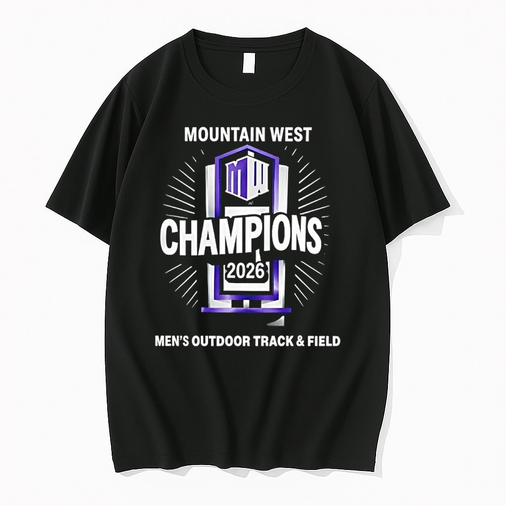 Original Colorado State Rams 2026 Mountain West Mens Outdoor Track And Field Champions Tshirts